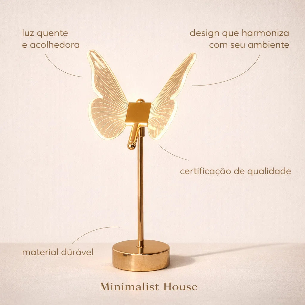 Luminária Borboleta