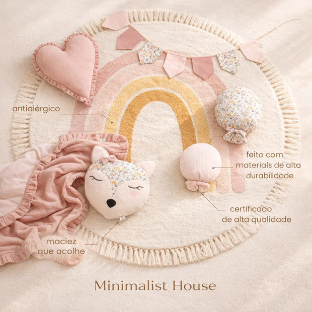 Tapete Infantil Circular - Bolinhas