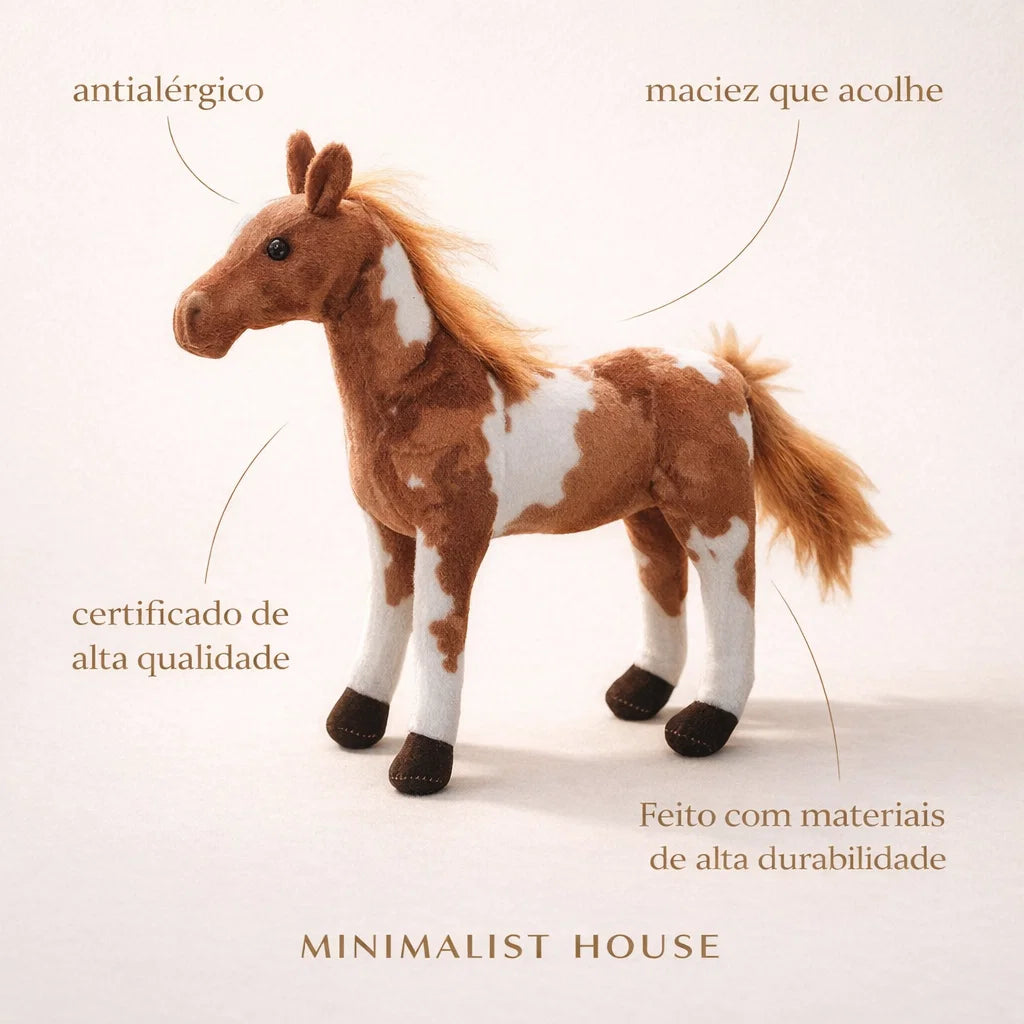 Cavalo de pelúcia America - 30cm