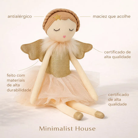 Boneca de Pelúcia Princesas