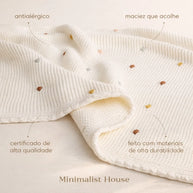 Manta infantil - Bolinhas