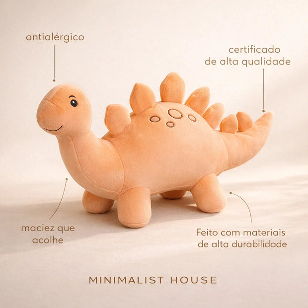 Dinossauro de Pelúcia Tricerátops 30cm