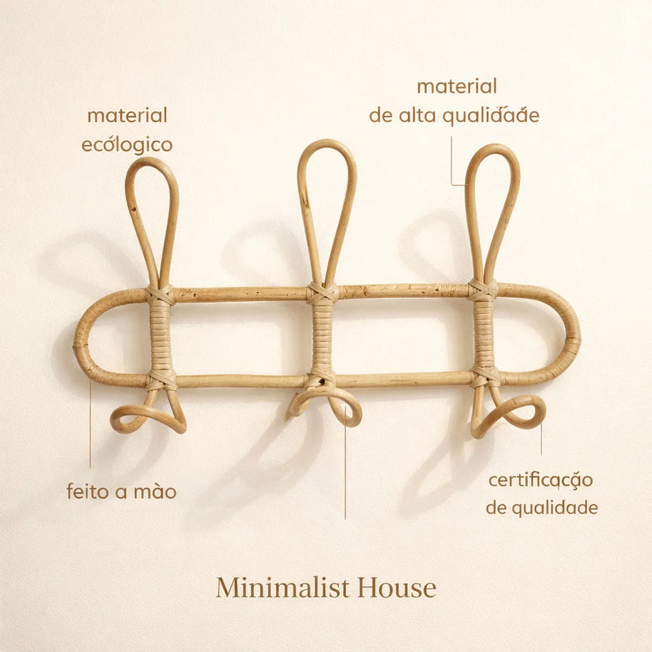 Ganchos Organizadores de rattan - MOMY