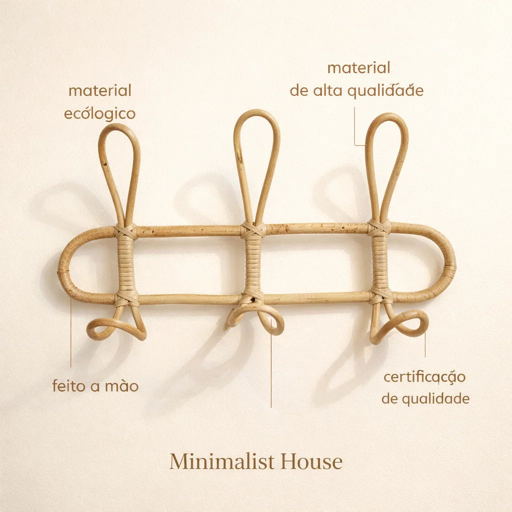 Ganchos Organizadores de rattan - MOMY