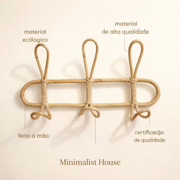 Ganchos Organizadores de rattan - MOMY