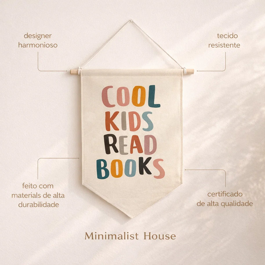 Banner Decorativo Infantil com Frase Inspiradora