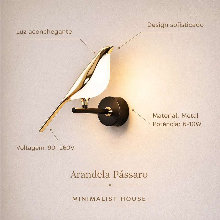 Arandela Pássaro