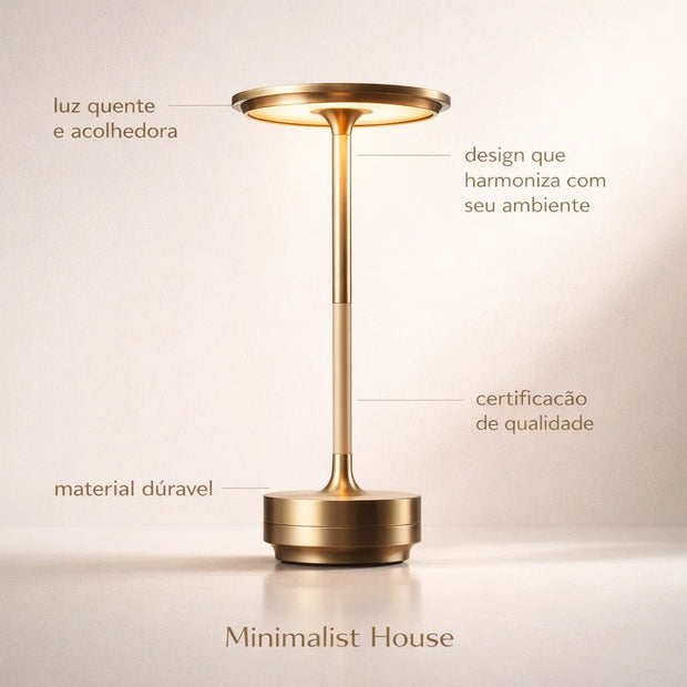 Luminária Midnight - Luz Ajustável