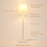 Abajur Venice - Recarregavel