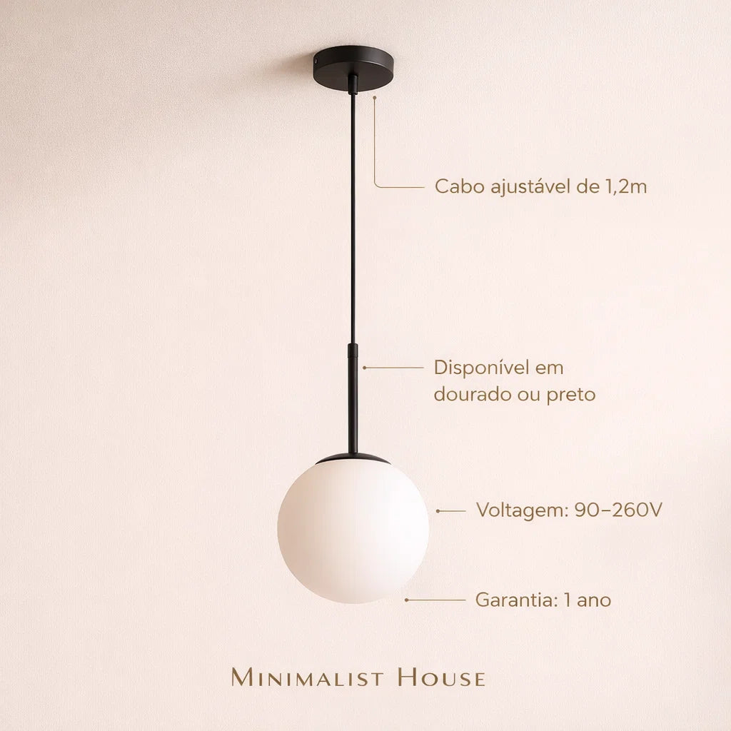 Pendente LINE GOLD
