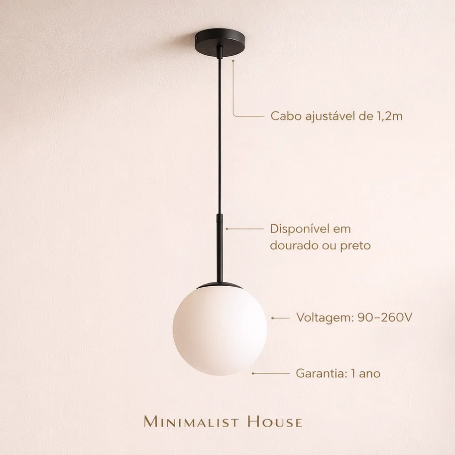 Pendente LINE GOLD
