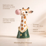 Vaso de cerâmica - Floresta