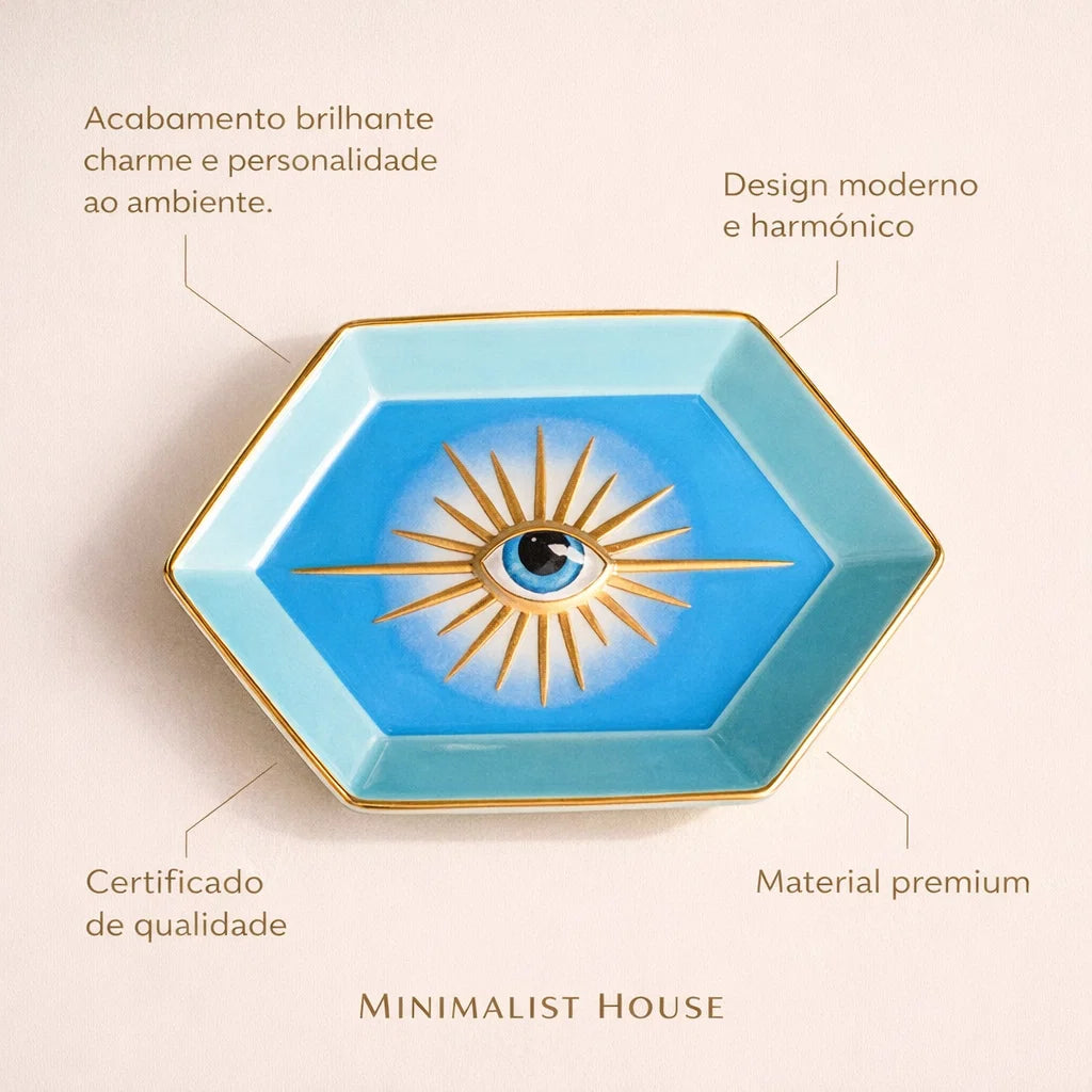 Adorno para joias - Greek eye