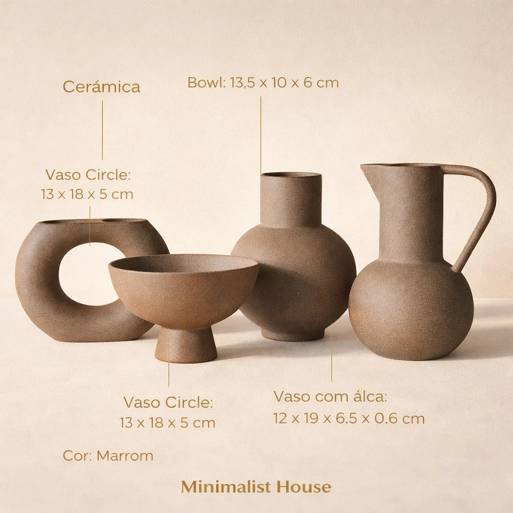 Vaso de cerâmica - Mediterrâneo