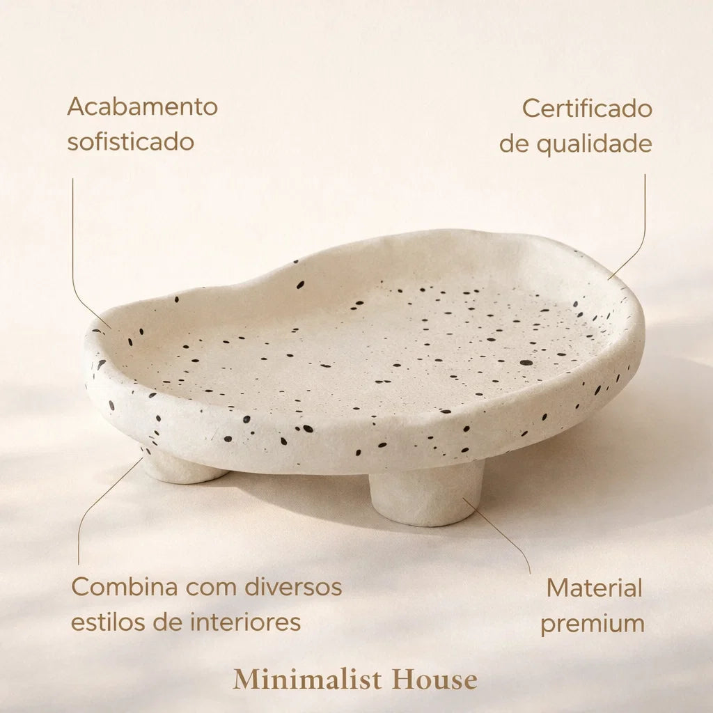 Bandeja irregular de resina - Aesthetic