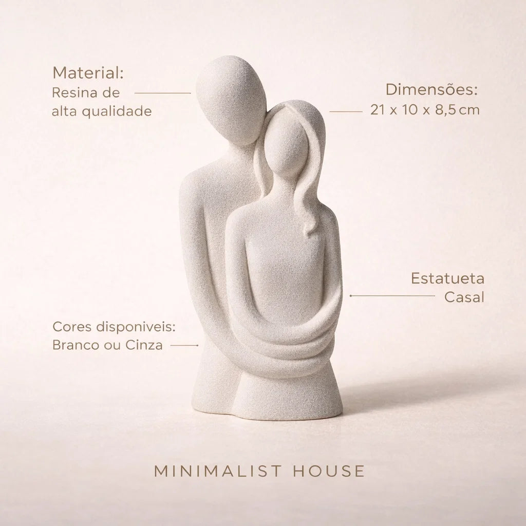 Estatueta de resina - Casal