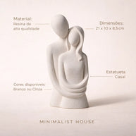 Estatueta de resina - Casal