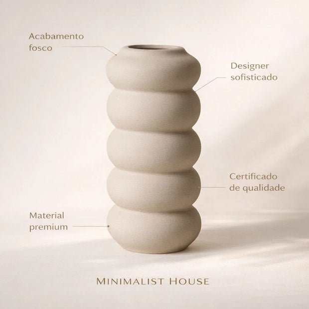 Vaso de cerâmica - Tube Nordic
