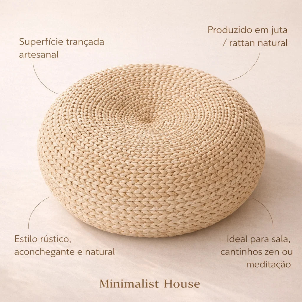 Almofada Futon de rattan - Cattail
