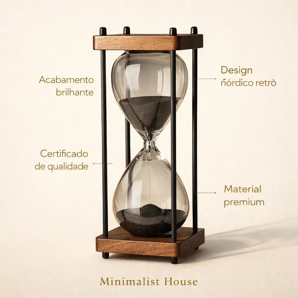 Ampulheta do tempo - Nordic Decor