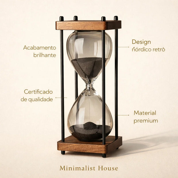 Ampulheta do tempo - Nordic Decor