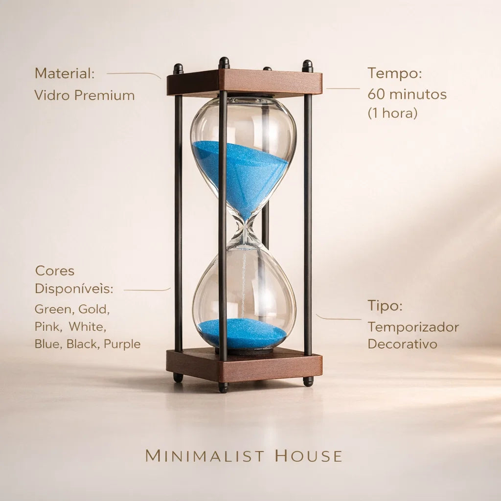 Ampulheta do tempo - Nordic Decor