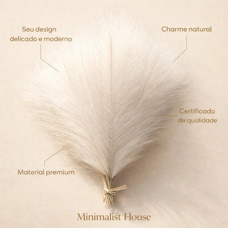 Pluma artificial para decoração - Boho