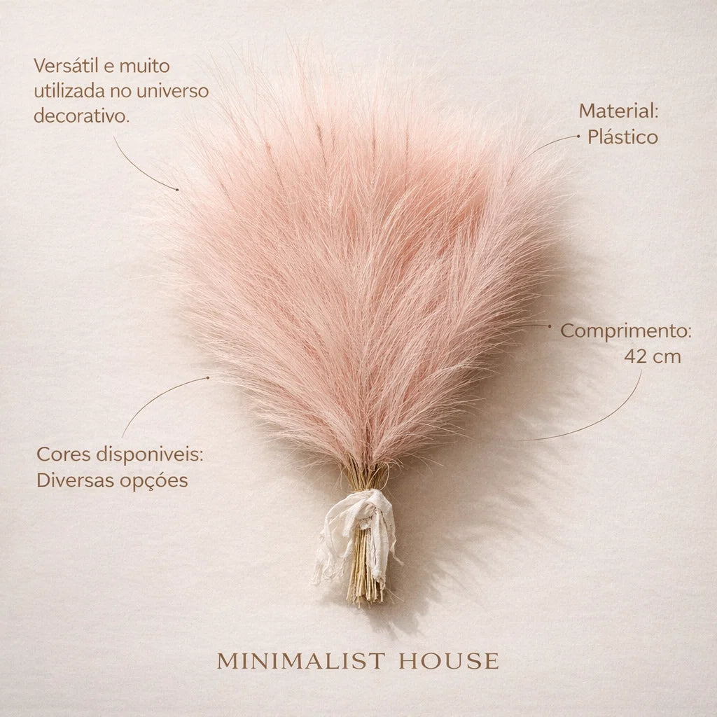 Pluma artificial para decoração - Boho