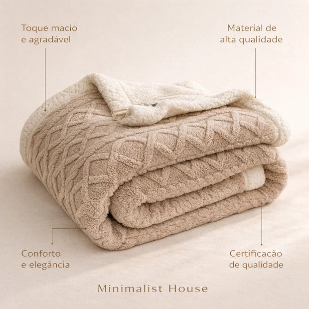 Manta de lã Fleece - Super Macia