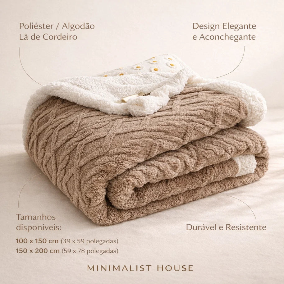 Manta de lã Fleece - Super Macia