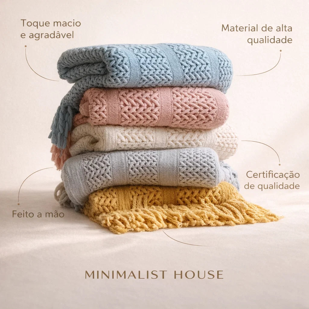 Manta de crochê - Vintage