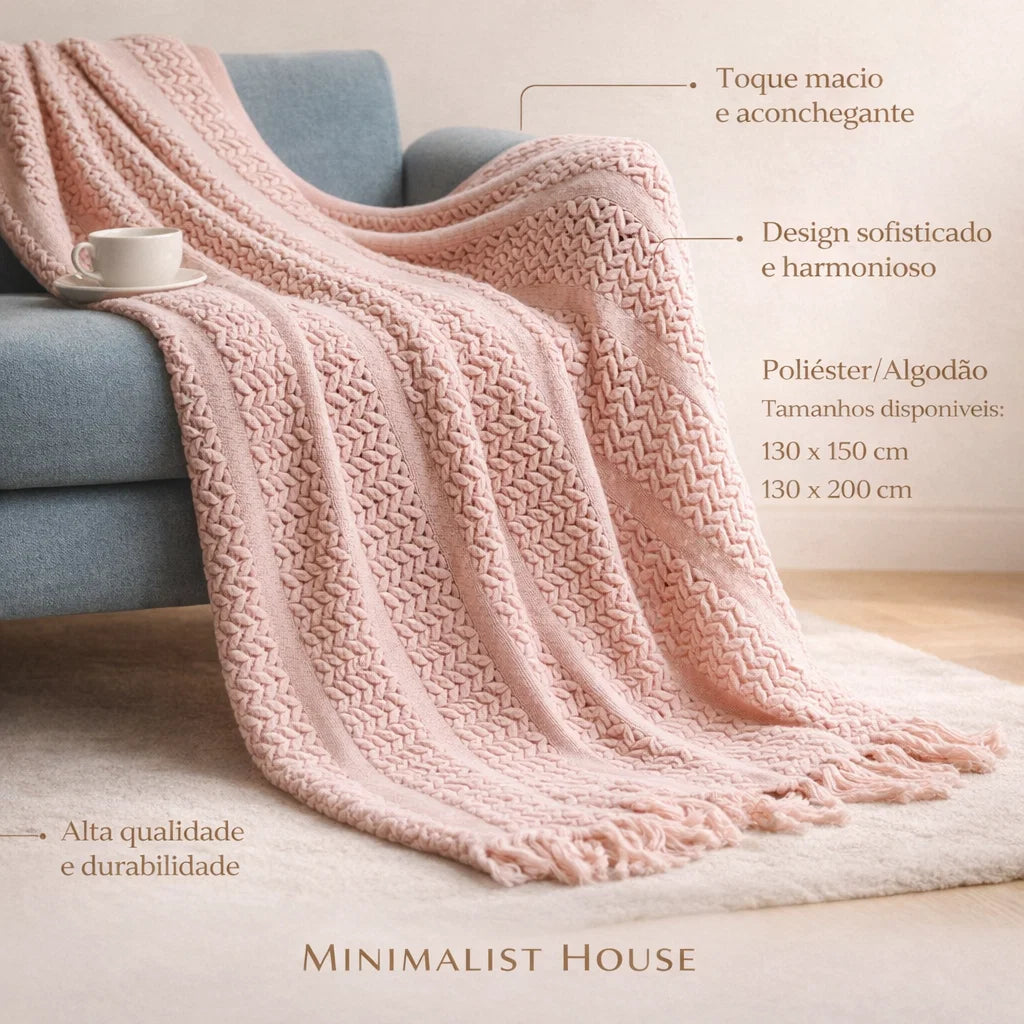 Manta de crochê - Vintage