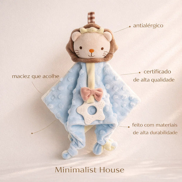 Manta de Conforto/Naninha/ mordedor com Pelúcia