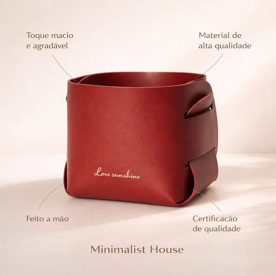 Organizador Couro Ecologico - OFFICE