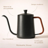 Drip Kettle chaleira 350ml 600ml antiaderente - Cisne