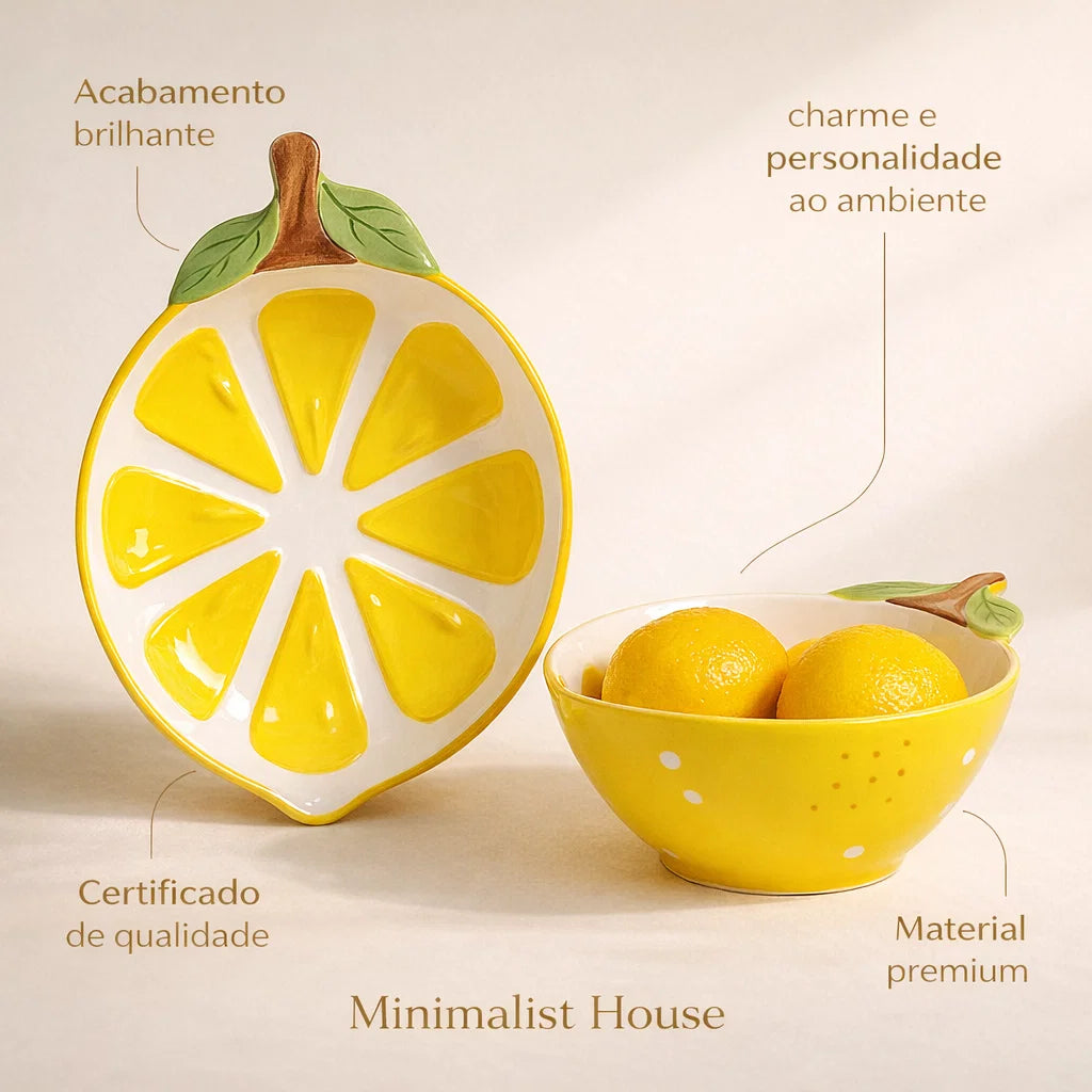 Bowl de Cerâmica - Frutas