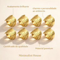 Anel de guardanapo - Folha 12Pcs