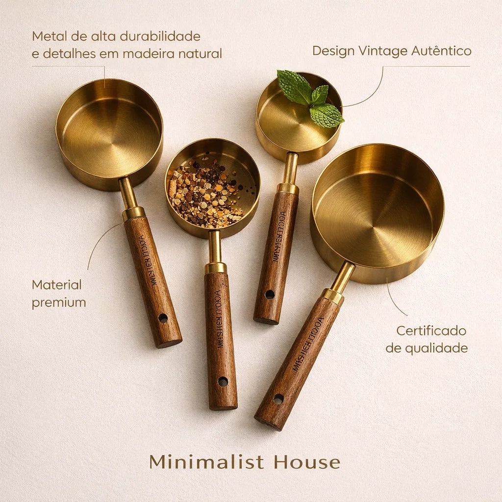 Medidores Vintage - 4pcs