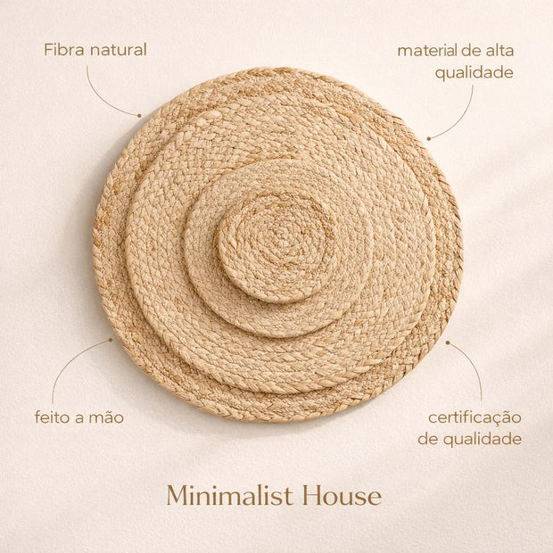 Esteira de mesa (pratos e copos) - Catalli