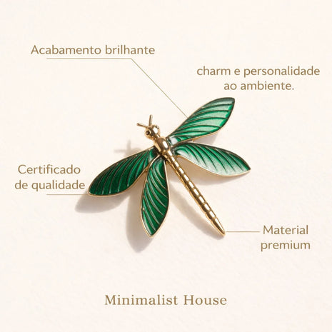 Libélula anel de guardanapo - 4pcs