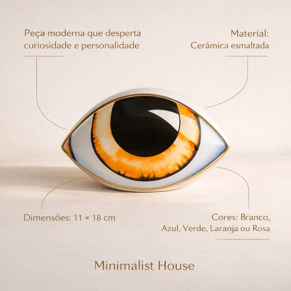 Adorno de cerâmica - The Eyes