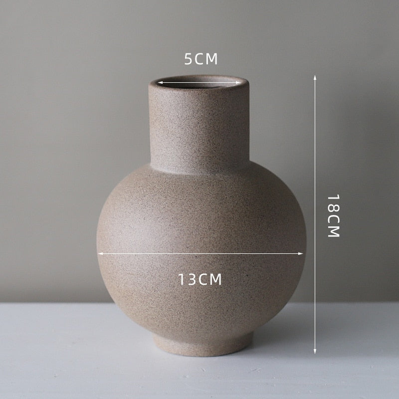 Vaso de cerâmica - Mediterrâneo - Minimalist House LTDA