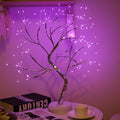 Luminária árvore, moldade em fios de cobre com iluminação - Led night light