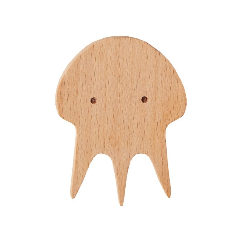 Puxador Gancho de madeira - ANIMAL - Minimalist House LTDA