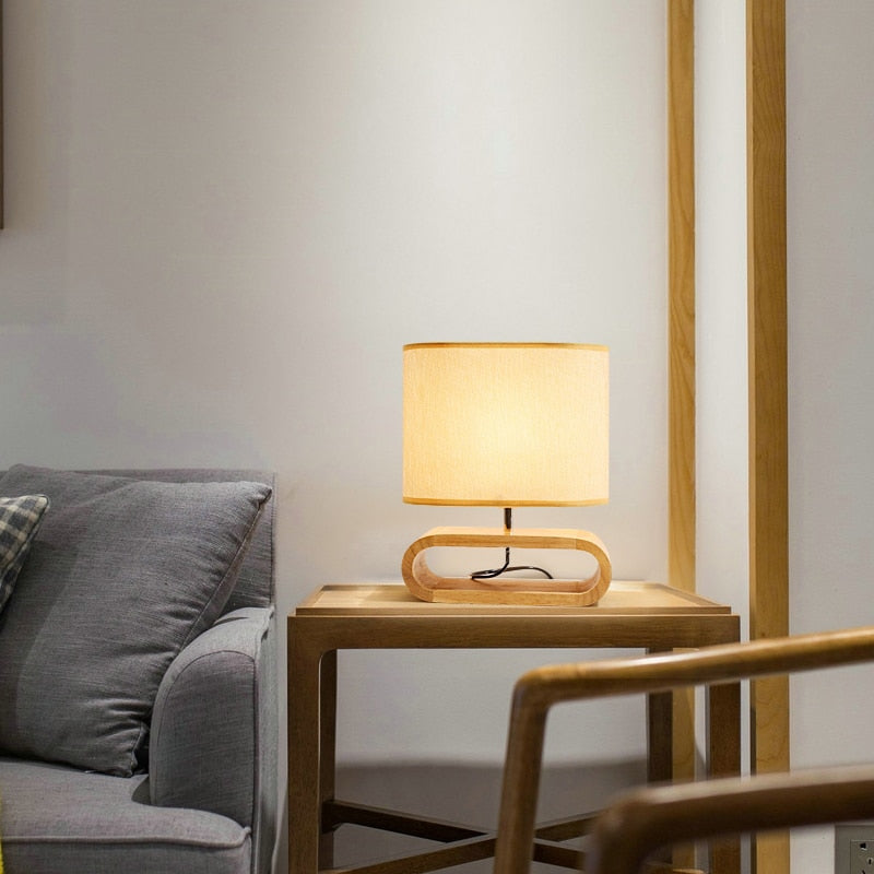 Abajur Wood Madeira - Minimalist House LTDA