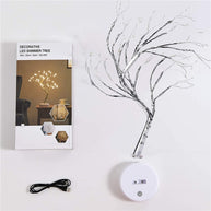 Luminária árvore, moldade em fios de cobre com iluminação - Led night light - Minimalist House LTDA