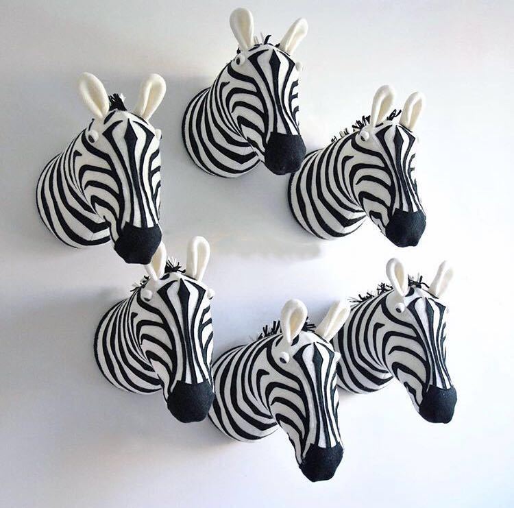 Zebra e Girafa de parede - CARTOON
