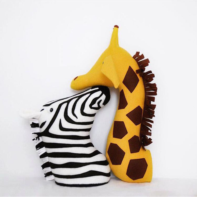 Zebra e Girafa de parede - CARTOON