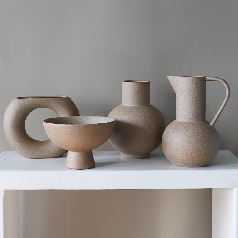 Vaso de cerâmica - Mediterrâneo - Minimalist House LTDA