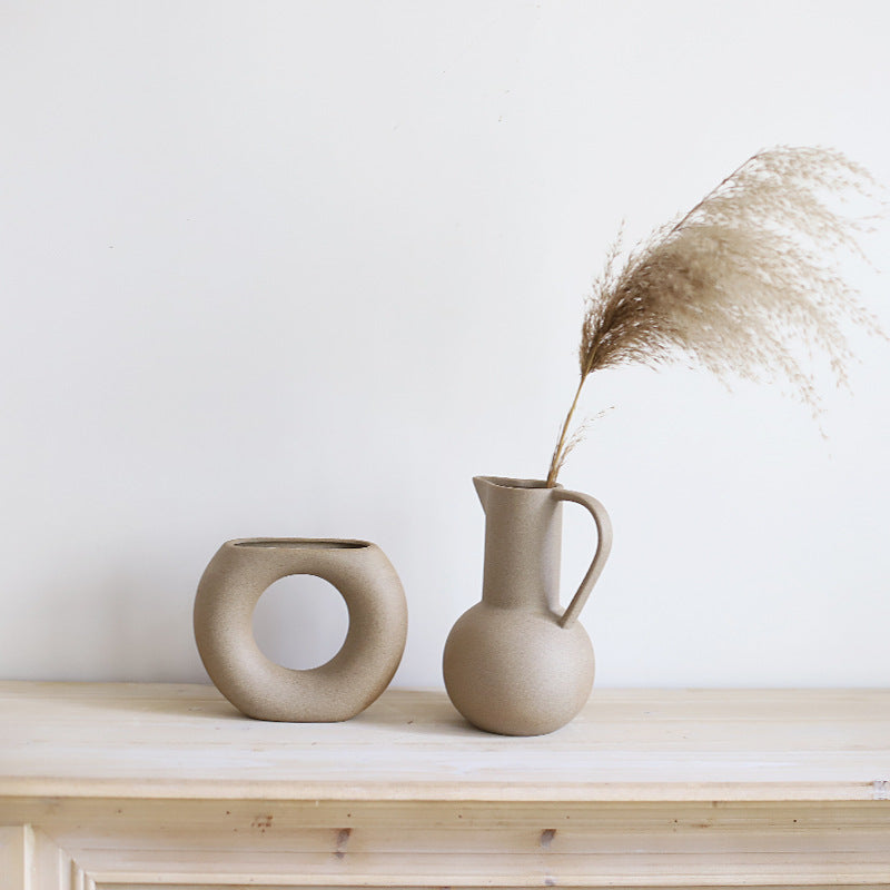 Vaso de cerâmica - Mediterrâneo - Minimalist House LTDA
